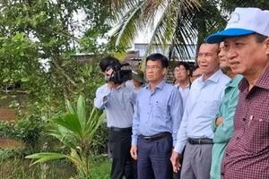 Lúa ngập úng nghiêm trọng, Chủ tịch UBND tỉnh Bạc Liêu chỉ đạo khẩn