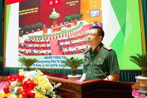Học viện Quốc phòng thông tin nhanh kết quả Hội nghị Trung ương 10, khóa XIII