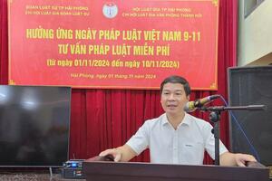 Hải Phòng: Khai mạc 10 ngày tư vấn pháp luật miễn phí cho người dân