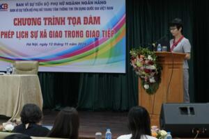 Ban Vì sự tiến bộ phụ nữ CIC tổ chức thành công tọa đàm "Phép lịch sự xã giao trong giao tiếp"