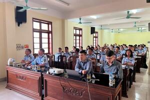 Tập huấn, hướng dẫn kê khai tài sản, thu nhập tại Cục Quản lý thị trường Bắc Ninh