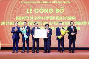 Bình Định: TP Quy Nhơn sắp xếp 6 phường còn 2