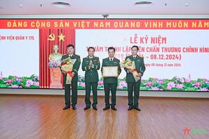 Viện Chấn thương chỉnh hình, Bệnh viện Quân y 175 đón nhận Bằng khen của Bộ Quốc phòng