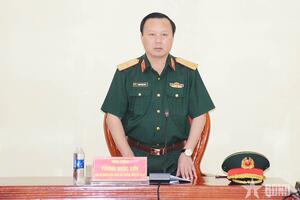 Tổng cục Hậu cần-Kỹ thuật kiểm tra chuẩn bị huấn luyện tại Trường Sĩ quan Kỹ thuật quân sự