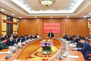 Chủ tịch nước Lương Cường chủ trì phiên họp Ban chỉ đạo Cải cách tư pháp Trung ương