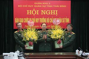 Thái Bình có tân Chỉ huy trưởng Bộ Chỉ huy Quân sự tỉnh