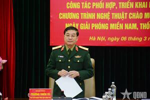 Chuẩn bị chu đáo chương trình nghệ thuật chào mừng 50 năm giải phóng miền Nam