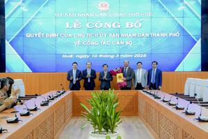 Thành phố Huế: Bổ nhiệm tân Giám đốc Sở Công Thương