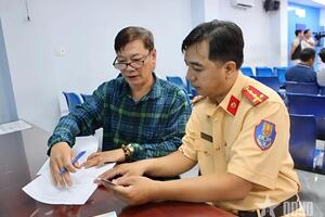 Tạo thuận lợi nhất cho người dân cấp, đổi giấy phép lái xe