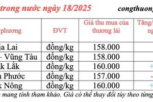 Giá tiêu hôm nay 18/3/2025 trong nước chênh lệch tăng và giảm