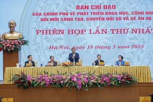 Chính phủ họp phiên thứ nhất Ban Chỉ đạo phát triển khoa học, công nghệ