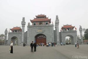 Cảnh quan Đền Hùng trước ngày Giỗ Tổ Hùng Vương
