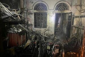 Hà Nội: Cháy nhà dân ở quận Hoàng Mai trong đêm, có ghi nhận thương vong