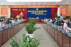 Bình Dương: Xem xét nhiều nội dung về đầu tư công, quy hoạch, công nghiệp