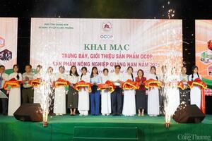 Khai mạc triển lãm sản phẩm OCOP tỉnh Quảng Nam năm 2025