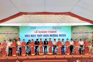 Điện Biên: Khánh thành Nhà máy thủy điện Mường Mươn công suất 22MW