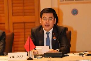 Bộ trưởng Nguyễn Hồng Diên dự và phát biểu tại Hội nghị Bộ trưởng CPTPP bên lề MRT