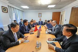 Bộ trưởng Nguyễn Hồng Diên làm việc với Tập đoàn Excelerate Energy về hợp tác khí LNG