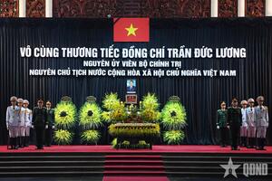 Cử hành trọng thể Lễ viếng nguyên Chủ tịch nước Trần Đức Lương
