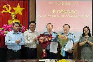 Bổ nhiệm lãnh đạo Chi cục Quản lý thị trường tỉnh Bà Rịa - Vũng Tàu