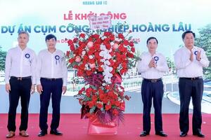 Vĩnh Phúc: Khởi công Cụm công nghiệp Hoàng Lâu 795 tỷ đồng