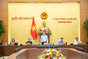 Khai mạc Phiên họp thứ 46 của Ủy ban Thường vụ Quốc hội: Tiếp thu, chỉnh lý 28/31 dự thảo luật