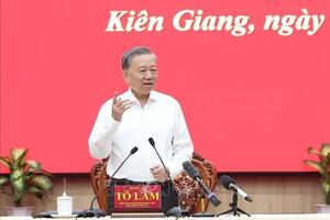 Tổng Bí thư Tô Lâm: Hợp nhất Kiên Giang và An Giang sẽ tăng cường nội lực và sức cạnh tranh cho toàn khu vực Tây Nam Bộ