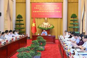 Chủ tịch nước Lương Cường làm việc với Tỉnh ủy Quảng Ninh về thực hiện Nghị quyết Hội nghị Trung ương 11, khóa XIII