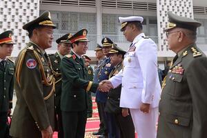 Một số hình ảnh hoạt động của Đại tướng Nguyễn Tân Cương tại Campuchia