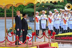 Chủ tịch nước Lương Cường chủ trì Lễ đón chính thức Tổng thống Litva