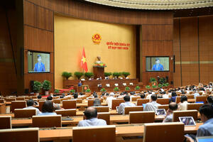 Thông qua Nghị quyết sửa đổi, bổ sung một số điều của Nội quy kỳ họp Quốc hội