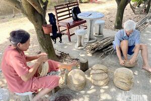 Trà Cú phát triển làng nghề mây tre đan truyền thống