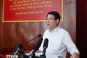 Chủ tịch nước Lương Cường: Tổ chức bộ máy tinh gọn, hiệu quả, gần dân, sát dân