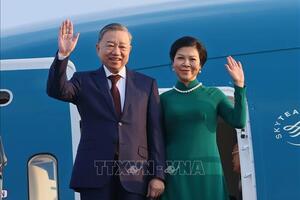 Tổng Bí thư Tô Lâm và phu nhân sẽ thăm cấp Nhà nước Đại Hàn Dân Quốc từ ngày 10 đến ngày 13-8