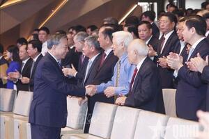 Tổng Bí thư Tô Lâm và Thủ tướng Phạm Minh Chính dự Lễ kỷ niệm 80 năm Ngày truyền thống ngành Tài chính