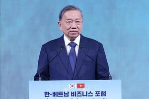 Tổng Bí thư Tô Lâm và Thủ tướng Hàn Quốc dự Diễn đàn kinh tế Việt Nam – Hàn Quốc