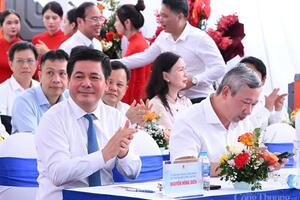 Bộ trưởng Nguyễn Hồng Diên dự lễ động thổ Trung tâm điều khiển hệ thống điện quốc gia