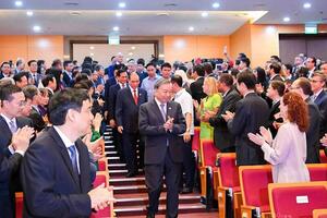 Tổng Bí thư Tô Lâm dự lễ kỷ niệm 80 năm ngành Ngoại giao