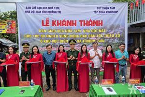 Bàn giao công trình xóa nhà tạm, nhà dột nát tặng đồng bào dân tộc thiểu số