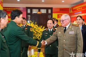 Đại tướng Trịnh Văn Quyết hội kiến Bộ trưởng Bộ các Lực lượng vũ trang cách mạng Cuba