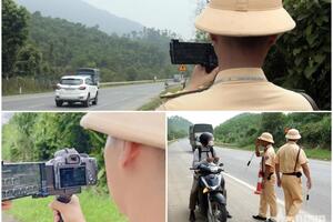 Hà Nội: Xử lý nhiều tài xế chạy quá tốc độ trên tuyến Hòa Lạc – Hòa Bình