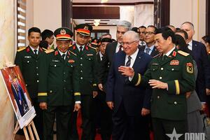 Đại tướng Phan Văn Giang chủ trì lễ đón Bộ trưởng Bộ Quốc phòng Thổ Nhĩ Kỳ