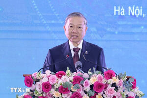 Tổng Bí thư dự Lễ kỷ niệm 80 năm Ngày truyền thống Thông tấn xã Việt Nam