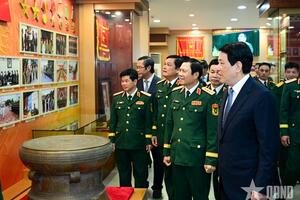 Chủ tịch nước Lương Cường dự khai giảng năm học mới tại Học viện Quốc phòng