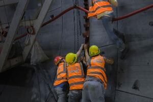 Tuyến metro Nhổn - ga Hà Nội tiến gần đích