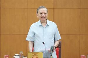 Tổng Bí thư Tô Lâm chủ trì cuộc làm việc về một số nội dung của Luật Đất đai (sửa đổi) và các luật có liên quan