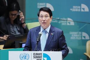 Chủ tịch nước Lương Cường phát biểu tại Hội nghị cấp cao về hành động khí hậu