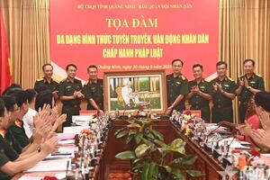 Tọa đàm “Đa dạng hình thức tuyên truyền, vận động nhân dân chấp hành pháp luật”