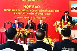 Đại hội đại biểu Đảng bộ tỉnh Hà Tĩnh lần thứ XX thành công tốt đẹp