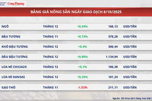 Giá đậu tương tiếp tục tăng hơn 0,7% lên 378,2 USD/tấn